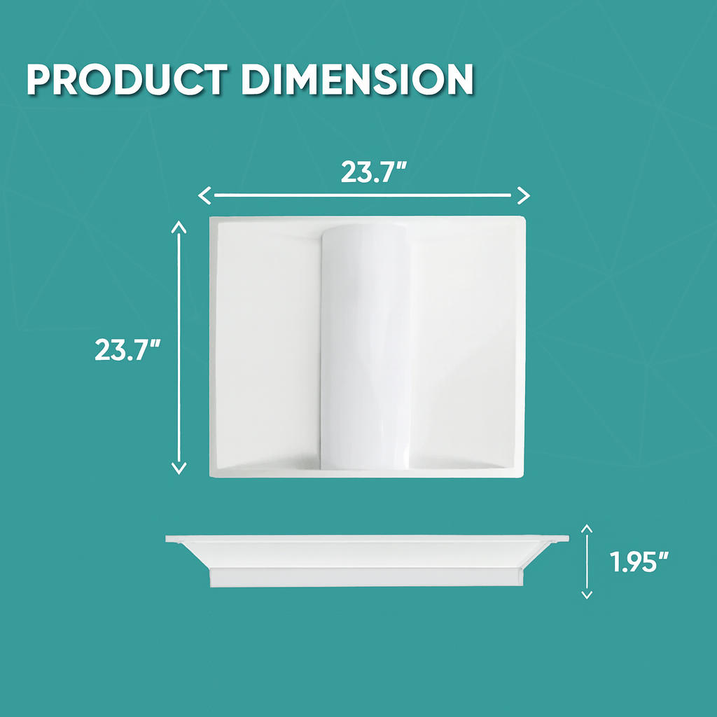 2x2 FT LED Troffer Light – 15-40W, 5CCT, Dimmable, 5,000 Lm, DLC Premium/ETL
