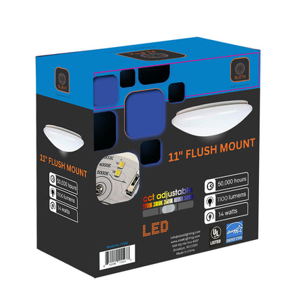 11-inch LED Mushroom Flush Mount Ceiling Light Fixture