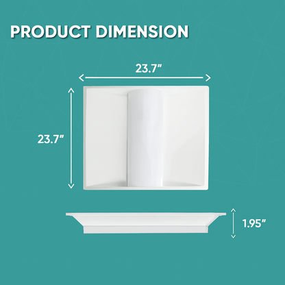 2x2 FT LED Troffer Light – 15-40W, 5CCT, Dimmable, 5,000 Lm, DLC Premium/ETL
