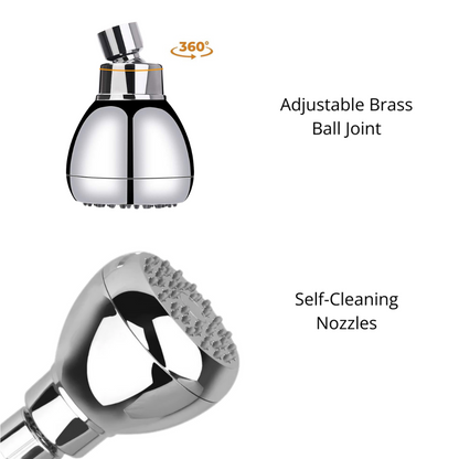 3-Inch High Pressure Shower Head - Chrome