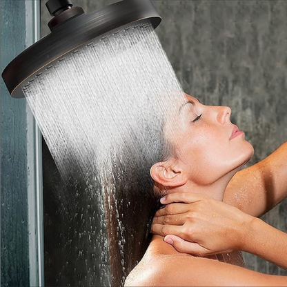 6-Inch High Pressure Shower Head - Oil-Rubbed Bronze