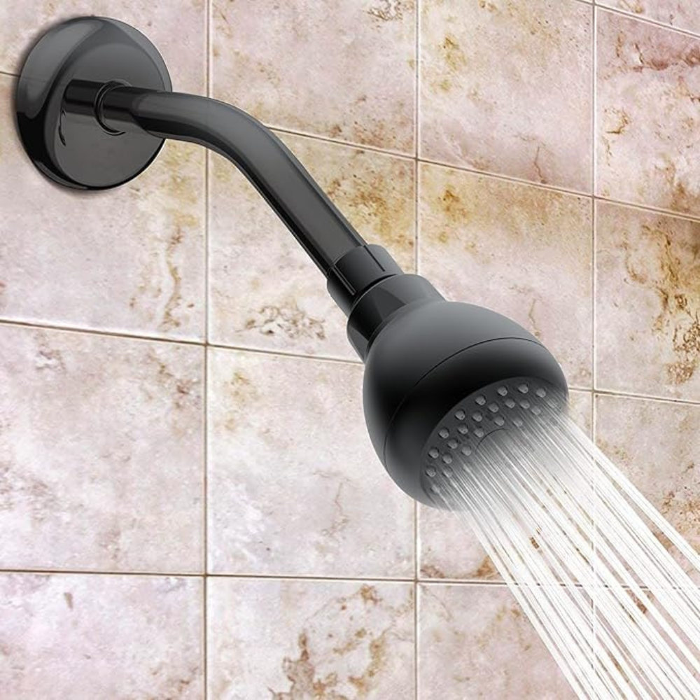 3-Inch High Pressure Shower Head - Matte Black