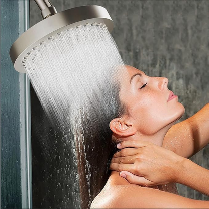6-Inch High Pressure Shower Head - Brushed Nickel