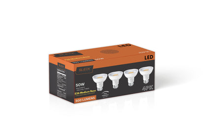 PAR20, 7 Watt, 50 Watt Equivalent, E26 Medium Base, 5 CCT / 4 Pack