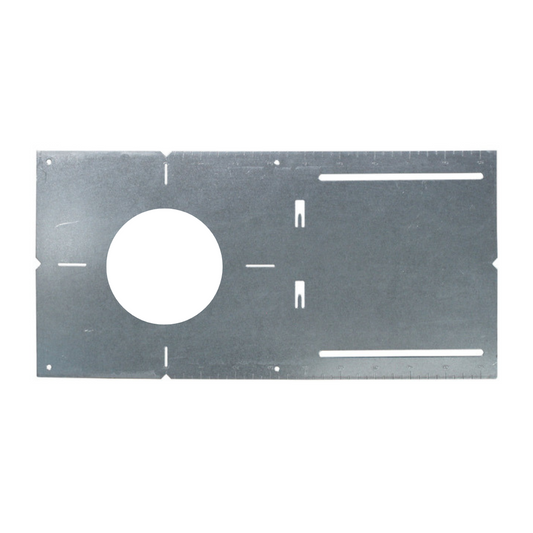 13" Mounting Plate with Round 4" (108mm) Hole - 24 Pack