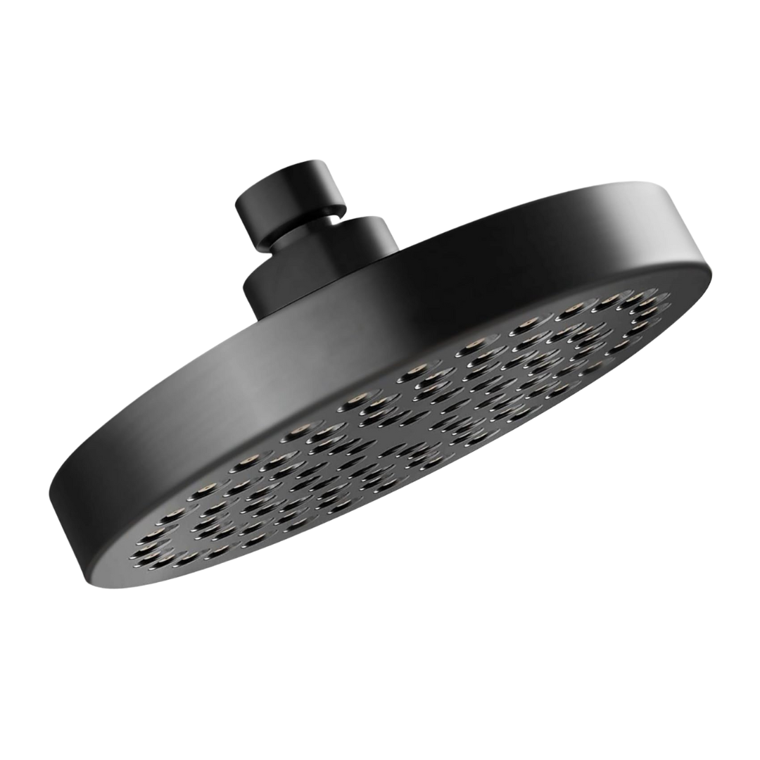 6-Inch High Pressure Shower Head - Matte Black