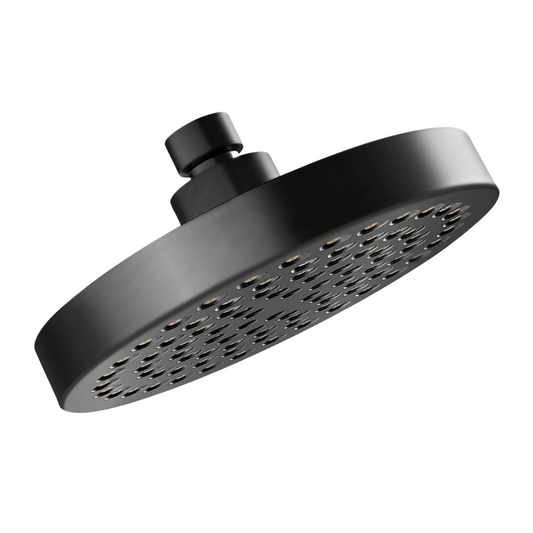 6-Inch High Pressure Shower Head - Matte Black