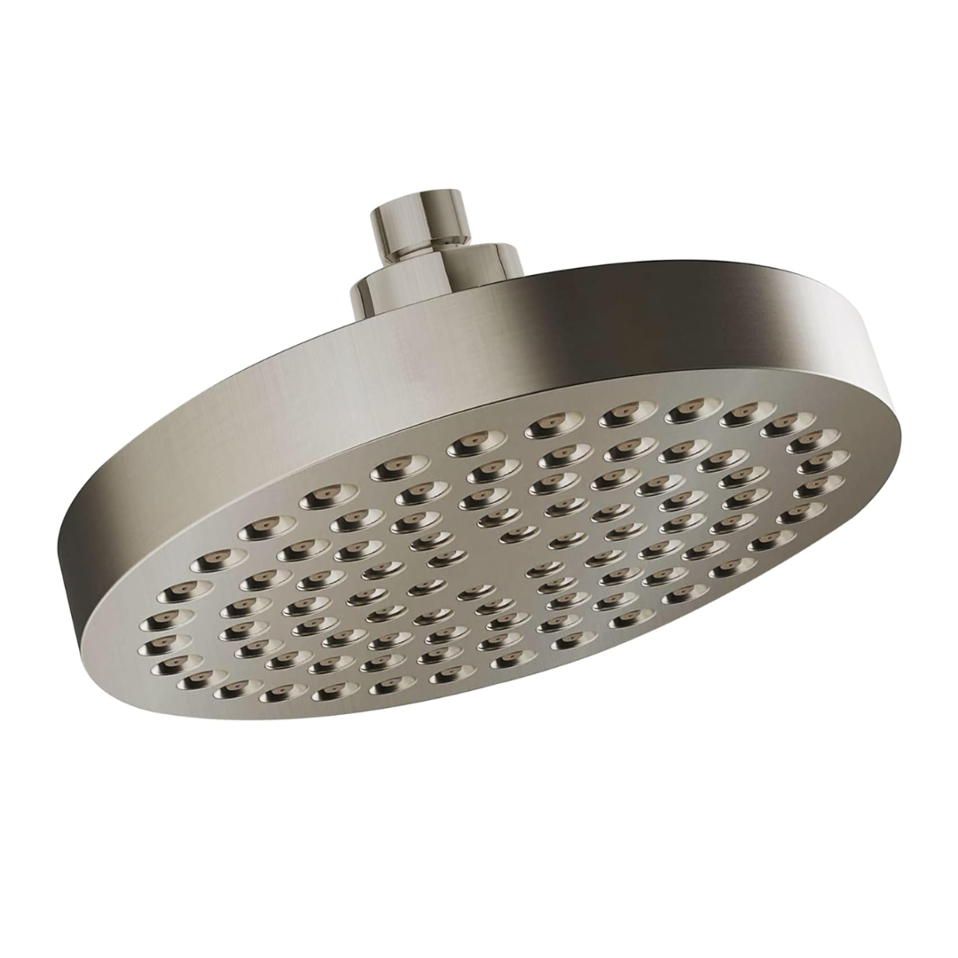 6-Inch High Pressure Shower Head - Brushed Nickel