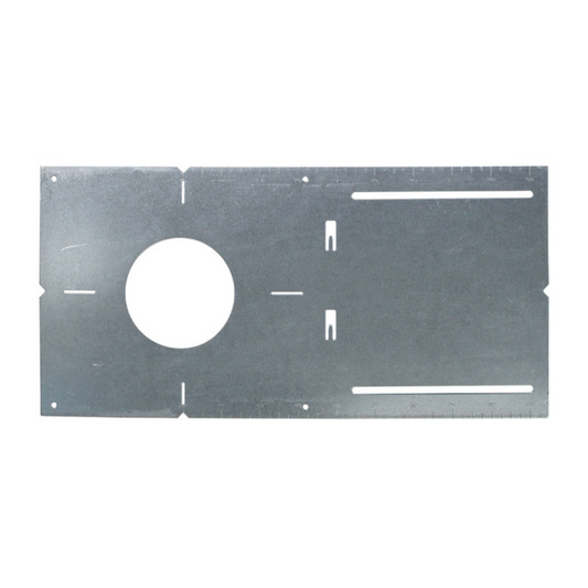 13" Mounting Plate with 3" (80mm) Round Hole - 24 Pack