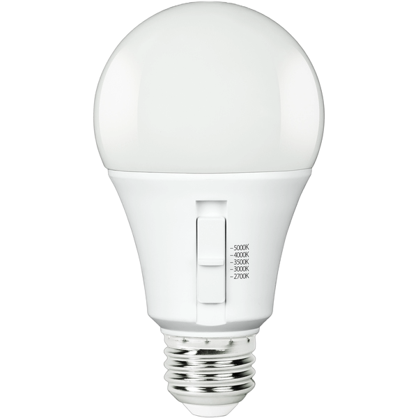 15 Watt, 100W Equivalent, White Light Bulb 5 CCT / 4 PACK